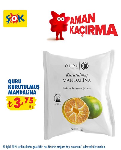 Quru Kurutulmuş Mandalina 18 g image