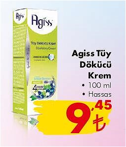 Agiss Tüy Dökücü Krem 100 ml Hassas image