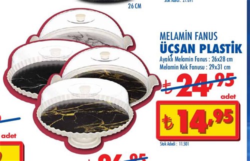 Üçsan Plastik Melamin Fanus  image