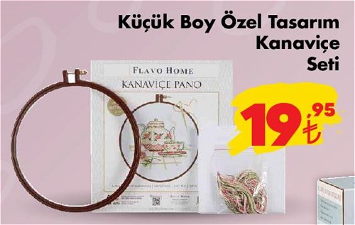 Küçük Boy Özel Tasarım Kanaviçe Seti image