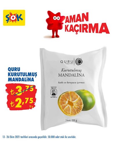 Quru Kurutulmuş Mandalina 18 g image