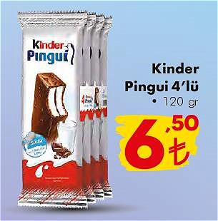 Kinder Pingui 4'lü 120 gr image