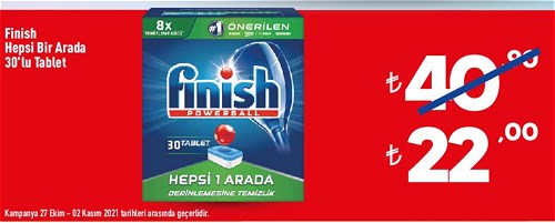 Finish Hepsi Bir Arada Tablet 30'lu image