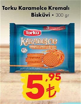 Torku Karamelce Kremalı Bisküvi 300 g image