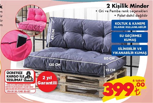 2 Kişilik Minder image