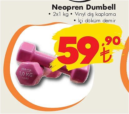 Neopren Dumbell 2x1 kg image