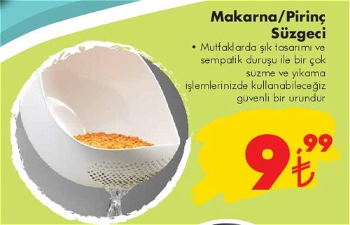 Makarna/Pirinç Süzgeci image