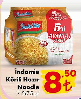 İndomie Körili Hazır Noodle 5x75 gr image