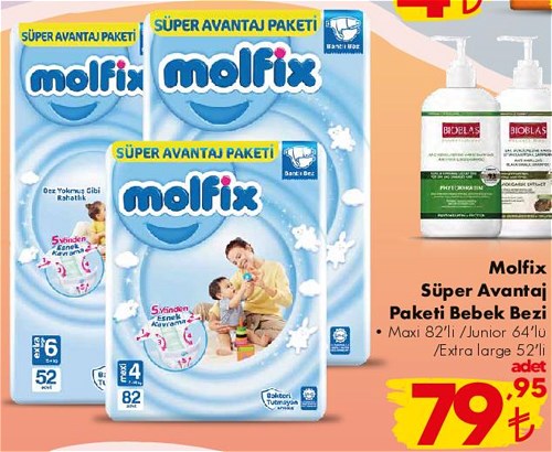 Molfix Süper Avantaj Paketi Bebek Bezi Çeşitleri image