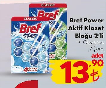 Bref Power Aktif Klozet Bloğu 2'li image