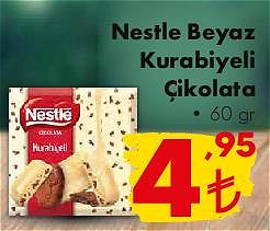 Nestle Beyaz Kurabiyeli Çikolata 60 gr image