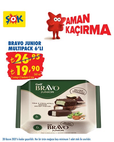 Bravo Junior Multipack 6'lı 360 ml image