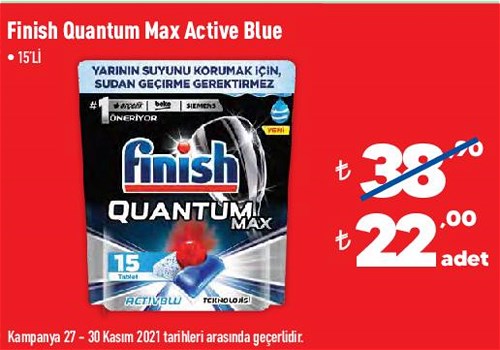 Finish Quantum Max Active Blue 15'li image