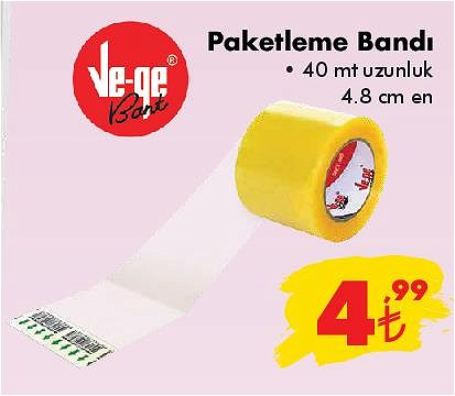 Ve-Ge Paketleme Bandı 40 mt image