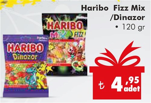 Haribo Fizz Mix/Dinazor 120 gr image