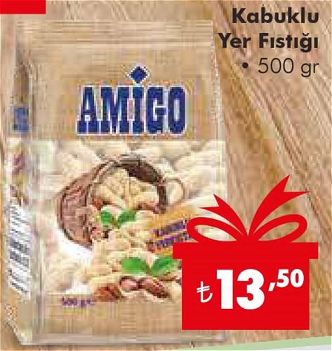 Amigo Kabuklu Yer Fıstığı 500 gr image