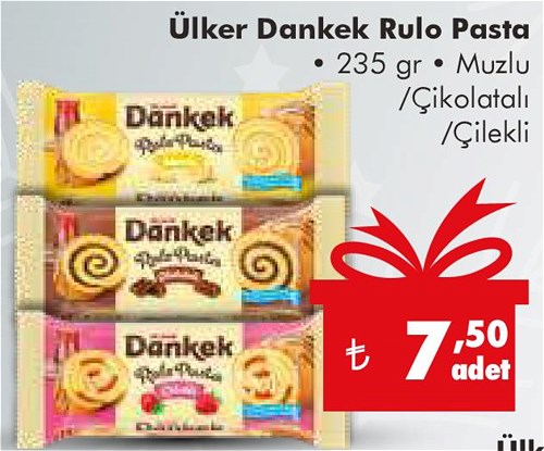 Ülker Dankek Rulo Pasta 235 gr Çeşitleri image