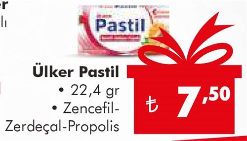 Ülker Pastil 22.4 gr Zencefil-Zerdeçal-Propolis image