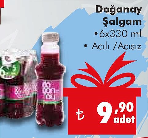 Doğanay Şalgam 6x330 ml Acılı/Acısız image