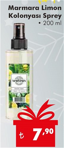 Marmara Limon Kolonyası Sprey 200 ml image