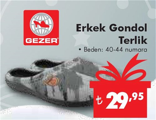 Gezer Erkek Gondol Terlik image