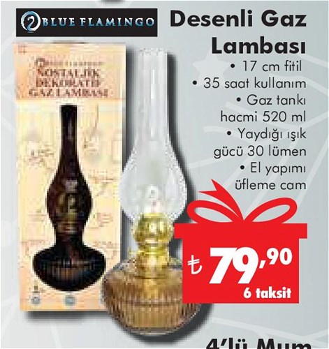 Desenli Gaz Lambası  image