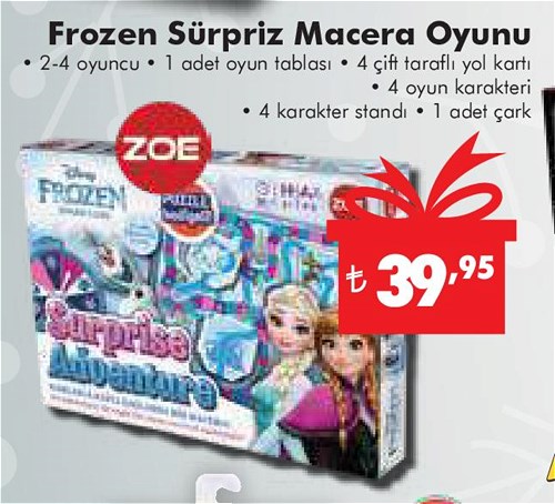 Zoe Frozen Sürpriz Macera oyunu image