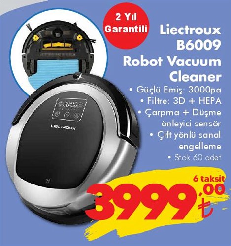 Liectroux B6009 Robot Vacuum Cleaner image