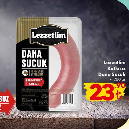 Lezzetlim Katkısız Dana Sucuk 280 gr image