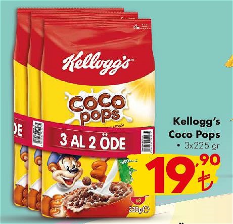 Kellogg's Coco Pops 3x225 gr image