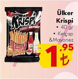 Ülker Krispi 40 g Ketçap&Mayonez image