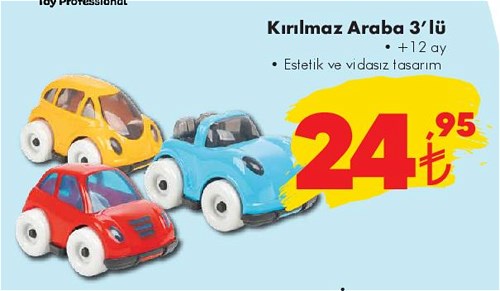 Pilsan Kırılmaz Araba 3'lü image