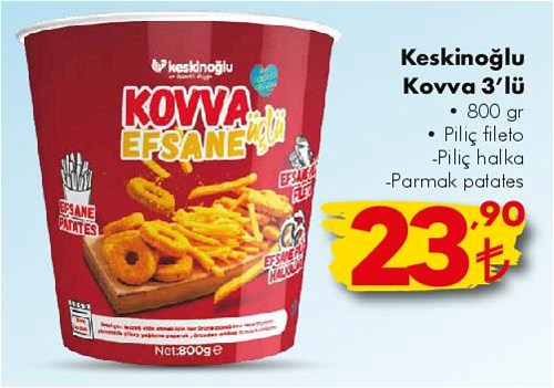 Keskinoğlu Kovva 3'lü 800 gr image