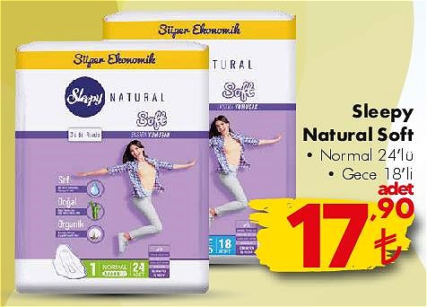 Sleepy Natural Soft Normal 24'lü/Gece 18'li image