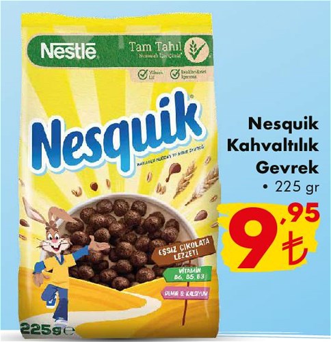 Nesquik Kahvaltılık Gevrek 225 g image