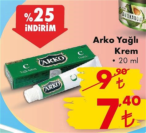 Arko Yağlı Krem 20 ml image