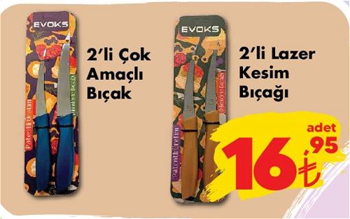 2'li Çok Amaçlı Bıçak/2'li Lazer Kesim Bıçağı image