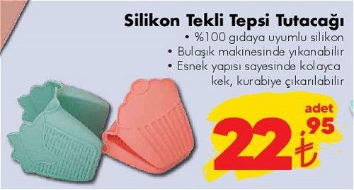 Silikon Tekli Tepsi Tutacağı image