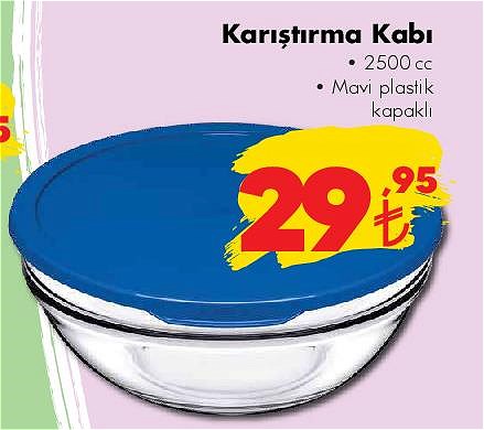 Paşabahçe Karıştırma Kabı 2500 cc image