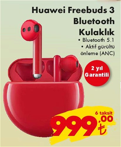 Huawei Freebuds 3 Bluetooth Kulaklık image