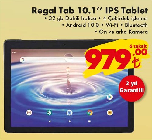 Regal Tab 10.1 inç 32 GB IPS Tablet image