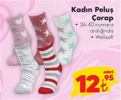 Kadın Peluş Çorap image