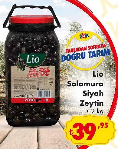 Lio Salamura Siyah Zeytin 2 kg image