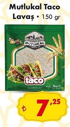 Mutlukal Taco Lavaş 150 gr image