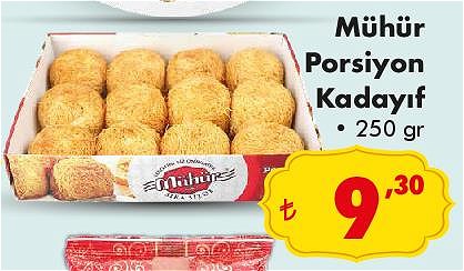 Mühür Porsiyon Kadayıf 250 gr image