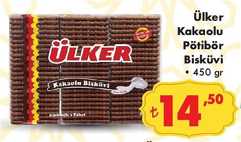 Ülker Kakaolu Pötibör Bisküvi 450 gr image