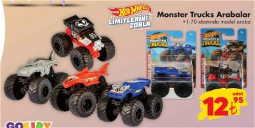 Hot Wheels Monster Truck Arabalar 1:70 image