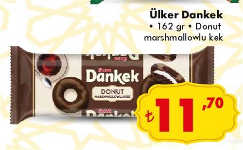 Ülker Dankek 162 gr Donut Marshmallowlu Kek image