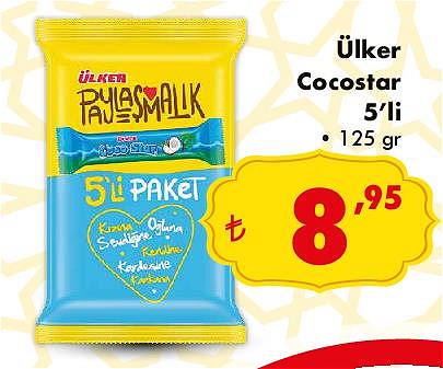 Ülker Cocostar 5'li 125 gr image