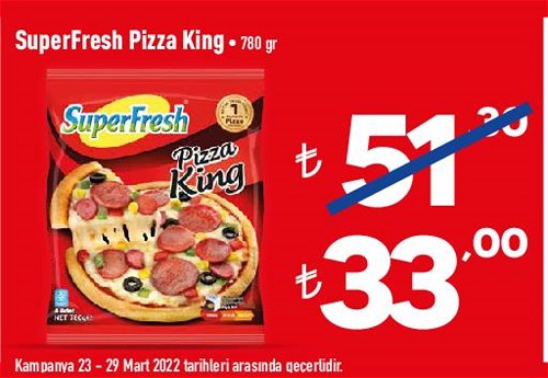 Superfresh Pizza King 780 gr image